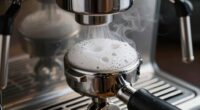 cleaning espresso machine residue