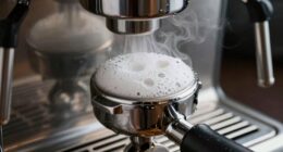 cleaning espresso machine residue