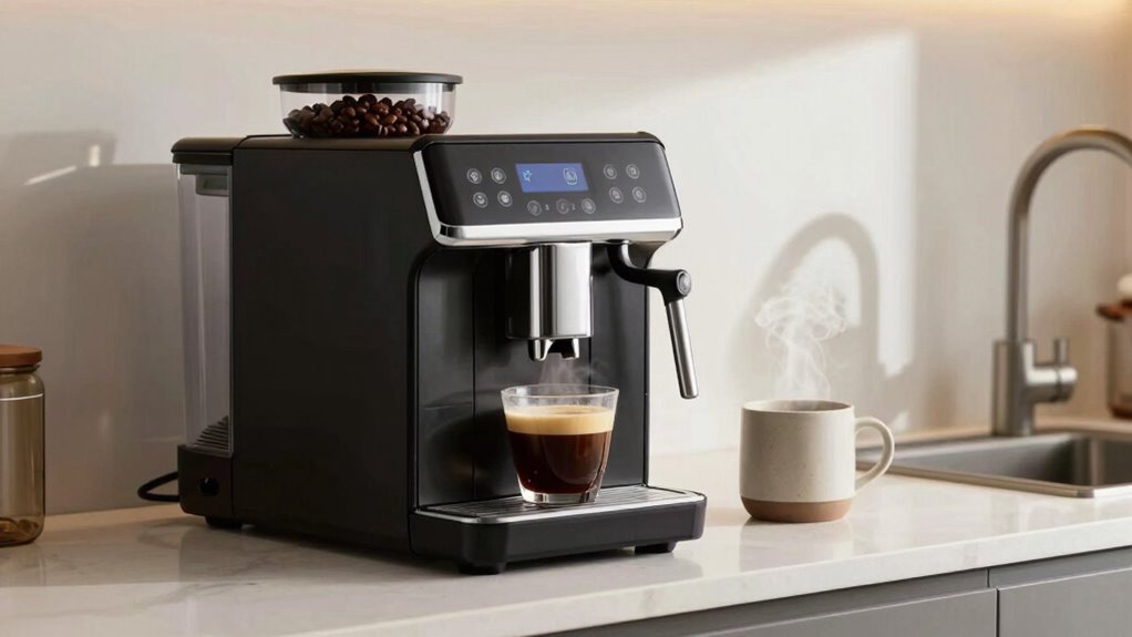 convenient fresh coffee brewing