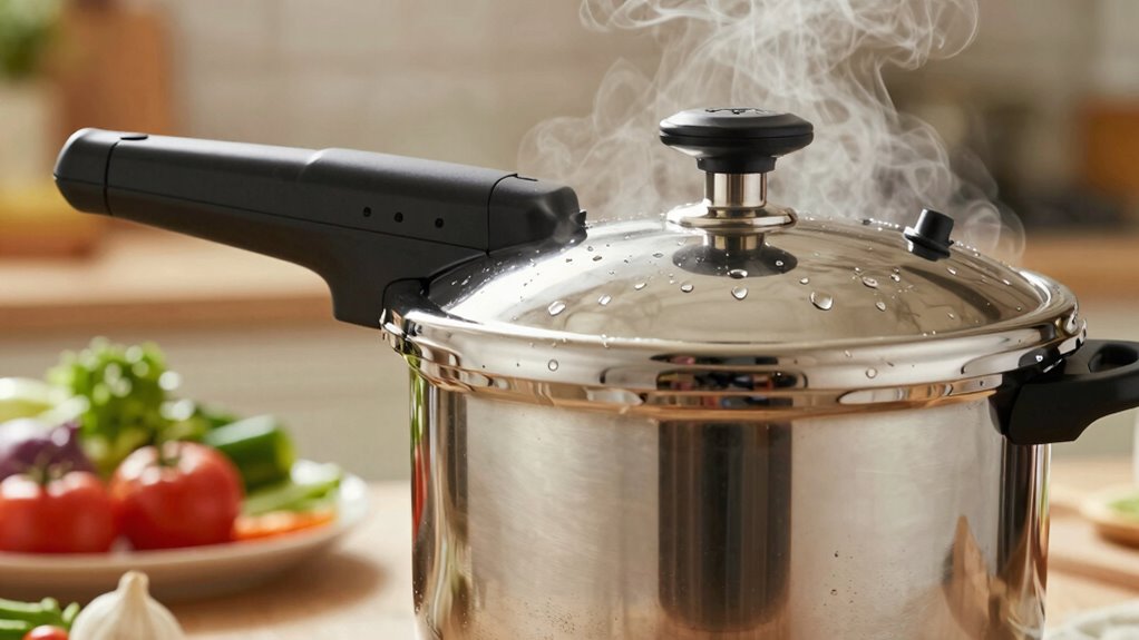 efficient large pressure cooking