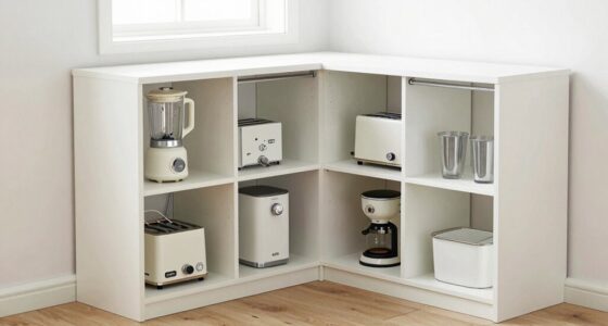 efficient small appliance storage