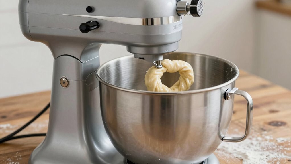 electric mixer with attachments
