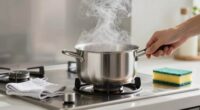eliminate lingering burnt odors