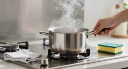 eliminate lingering burnt odors