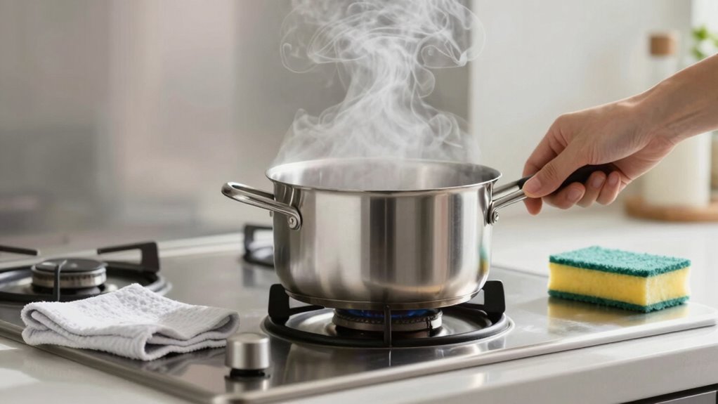 eliminate lingering burnt odors