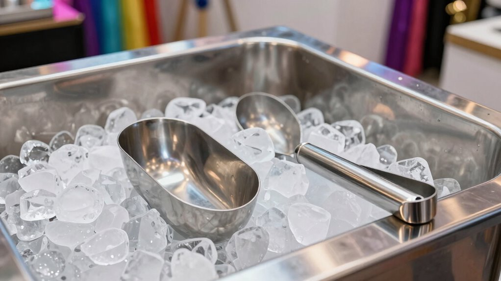 ice storage and serving