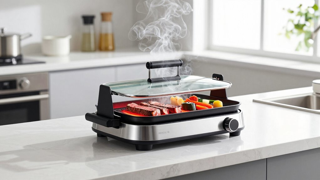 indoor smokeless grilling safety