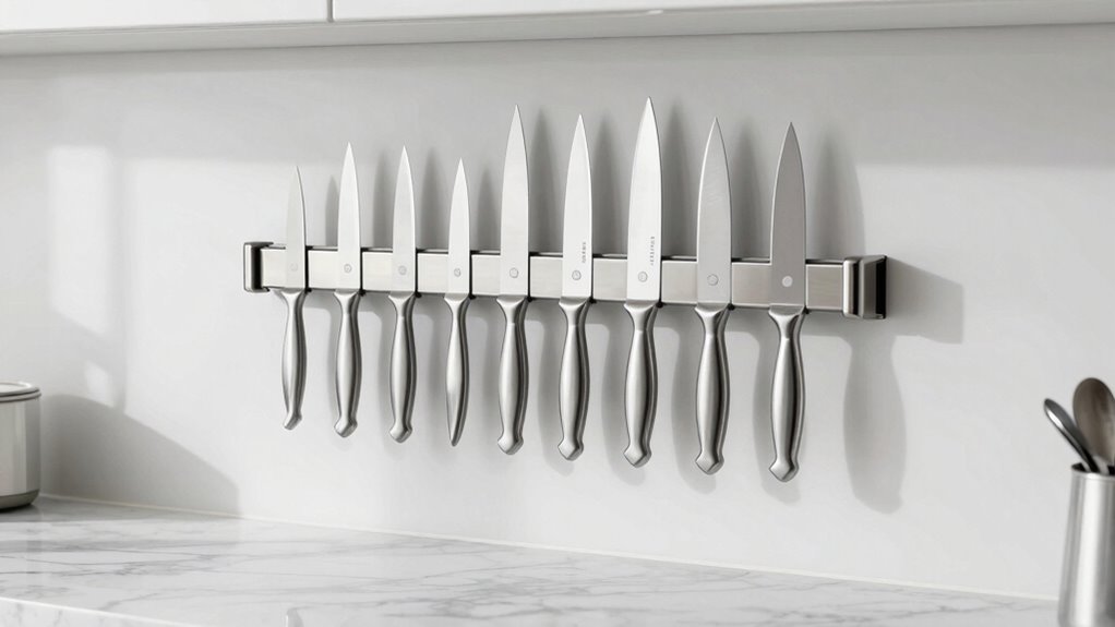 magnetic knife safety and organization