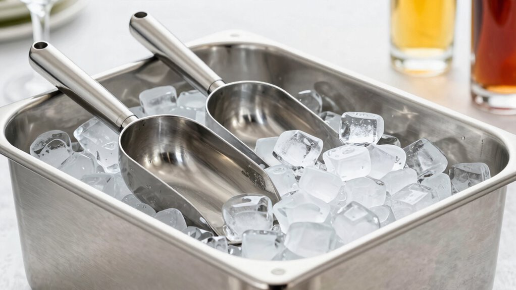 optimal ice storage and serving