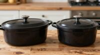 oval versus round cookware