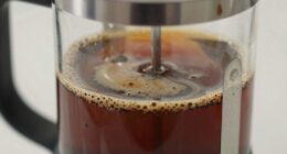 over pressing coffee grounds