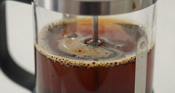 over pressing coffee grounds
