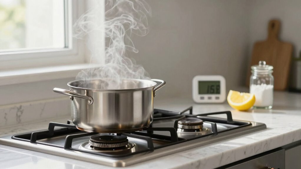 prevent burnt smell buildup