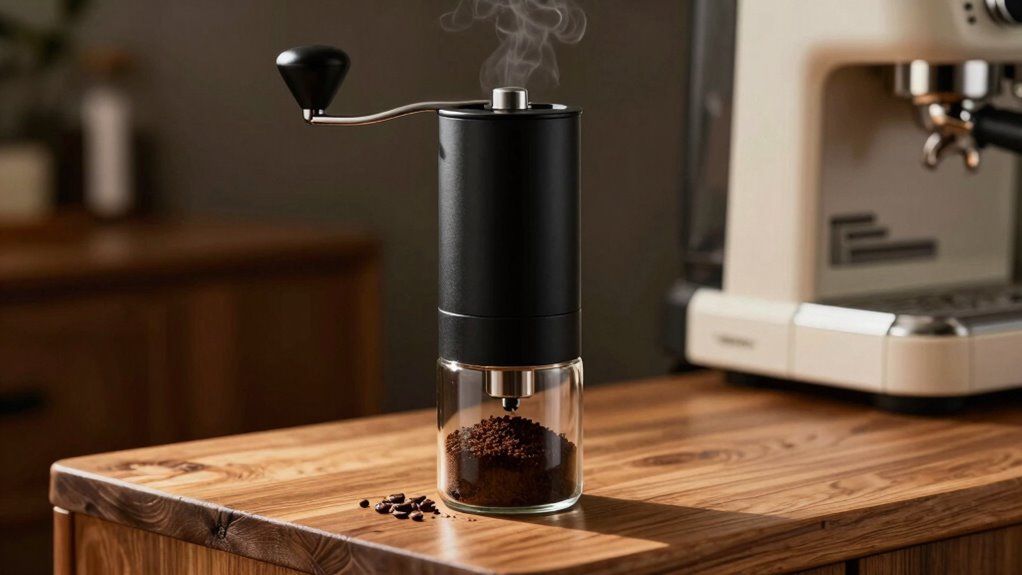silent efficient coffee grinding