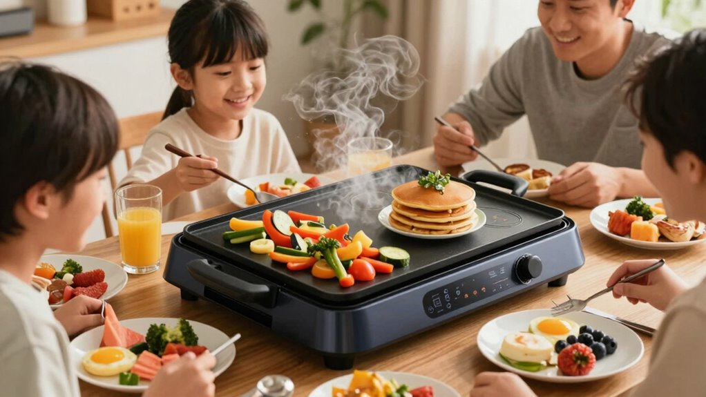 versatile easy to clean cooking appliance
