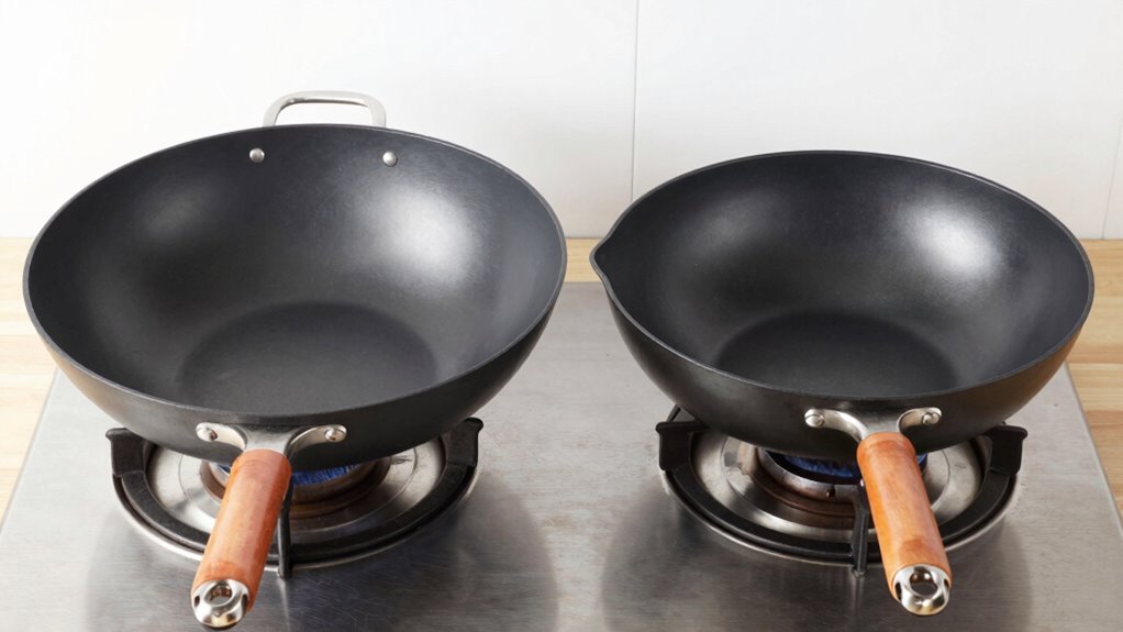 wok styles and materials