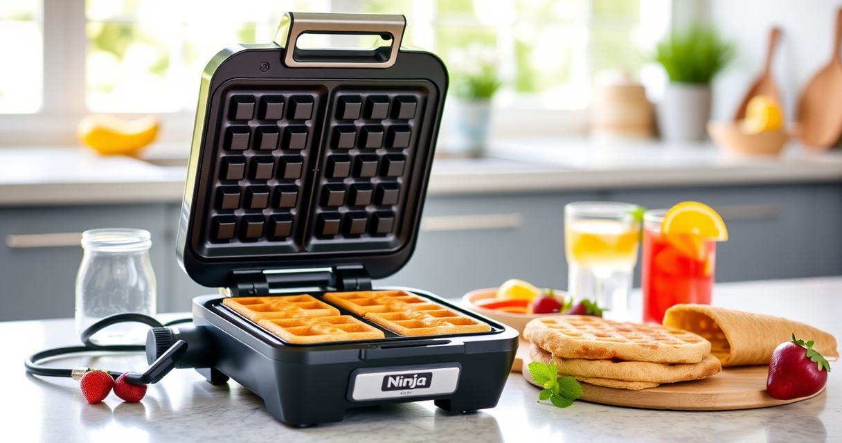 Perfect Summer Waffles with Ninja Belgian Waffle Maker Pro