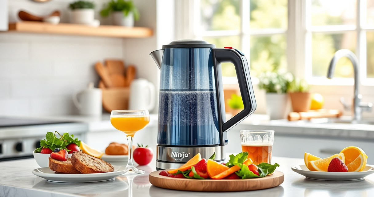 Refreshing Iced Tea with the Ninja KT200BL Electric Kettle