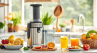 Refreshing Summer Citrus Juice with Ninja NeverClog Cold Press Juicer