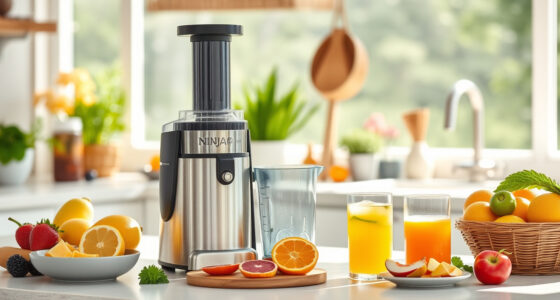 Refreshing Summer Citrus Juice with Ninja NeverClog Cold Press Juicer