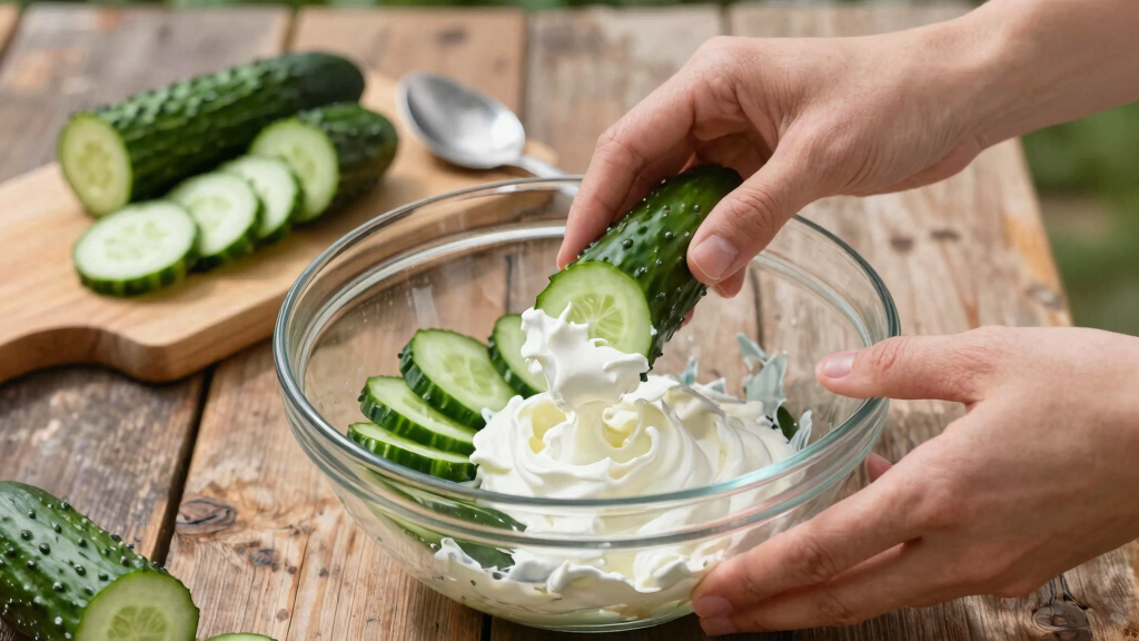 This Sour Cream Cucumber Salad Is the First Thing Gone at Every Barbecue