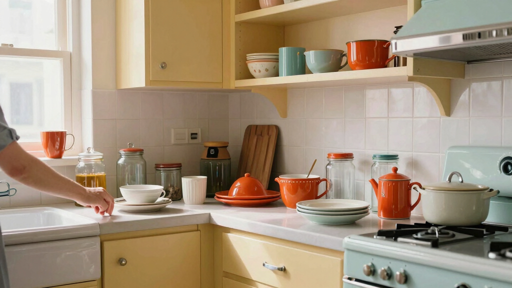 Thrift Finds Starting at $1 Completely Transformed this ’80s Kitchen