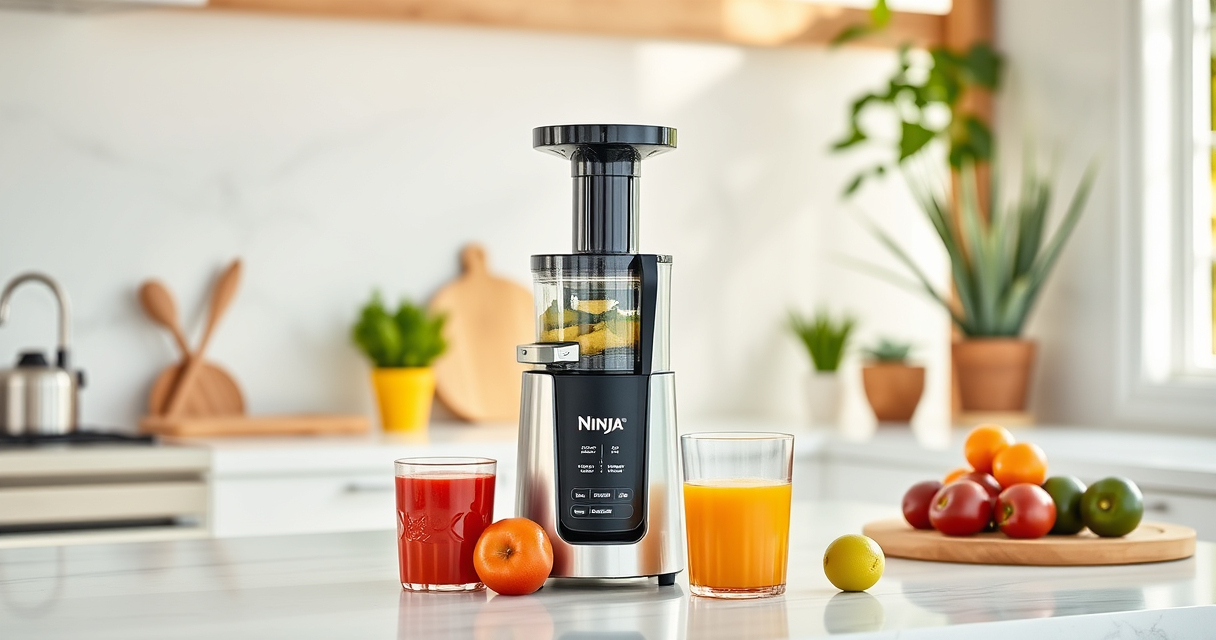 Cool Off This Summer with the Ninja NeverClog Cold Press Juicer