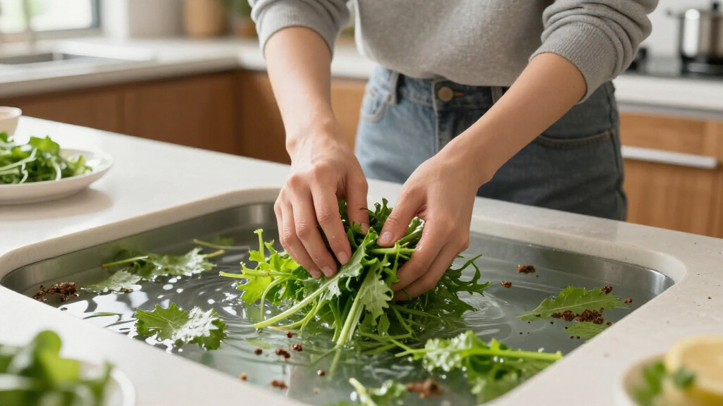 I Never Just Rinse My Greens Anymore — I Use This Bath Method
