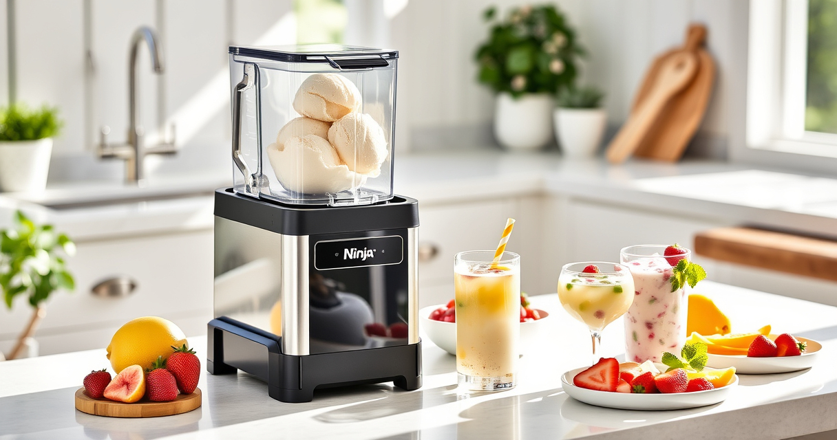 Make Summer Sweet Treats with the Ninja NC301 CREAMi Ice Cream Maker