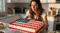 Martha Stewart Serves Huge American Flag Cake with 250 Pieces for Founding Father-Themed Party