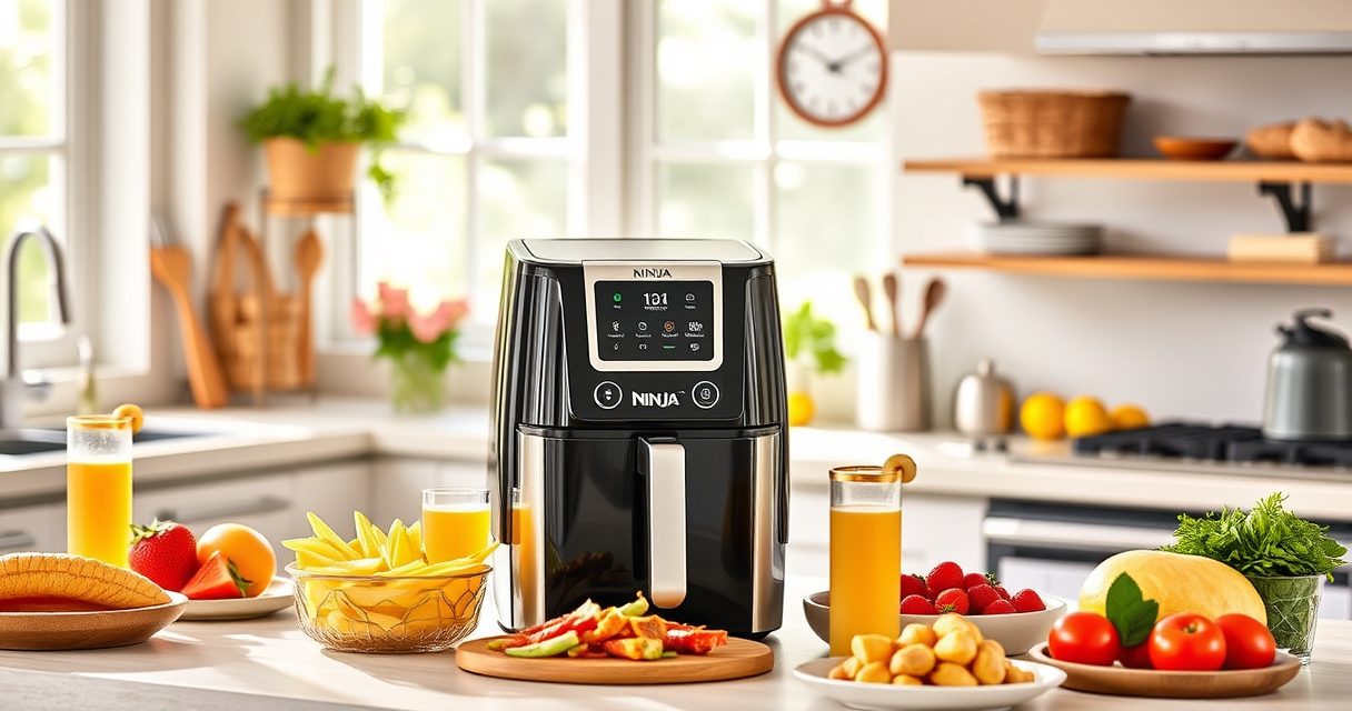Summer Grill-Style Shrimp with Ninja Foodi 10 Qt Air Fryer