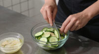 Cucumber Salad With Sesame And Rice Vinegar
