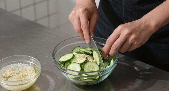 Cucumber Salad With Sesame And Rice Vinegar