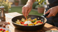 Gnocchi Estivi Con Mozzarella, Peperoni E Pancetta