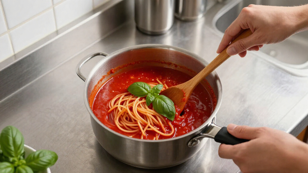 Melting Tomato Spaghetti
