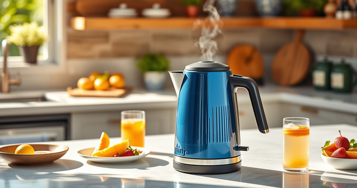 Ninja KT200BL Precision Temp Electric Kettle: Your Perfect Summer Brew Companion