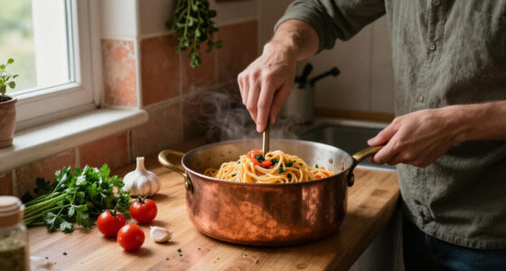 Pasta Con Scampi E «Ferfelloni»