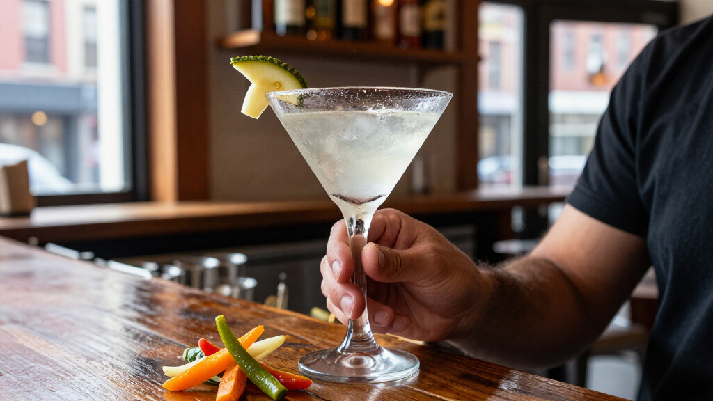 At Brooklyn’s New Titán, Escabeche Arrives In Dirty Martini Form