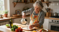 Centenarian Tullia Of Busto Arsizio Celebrates Lunch With Wine