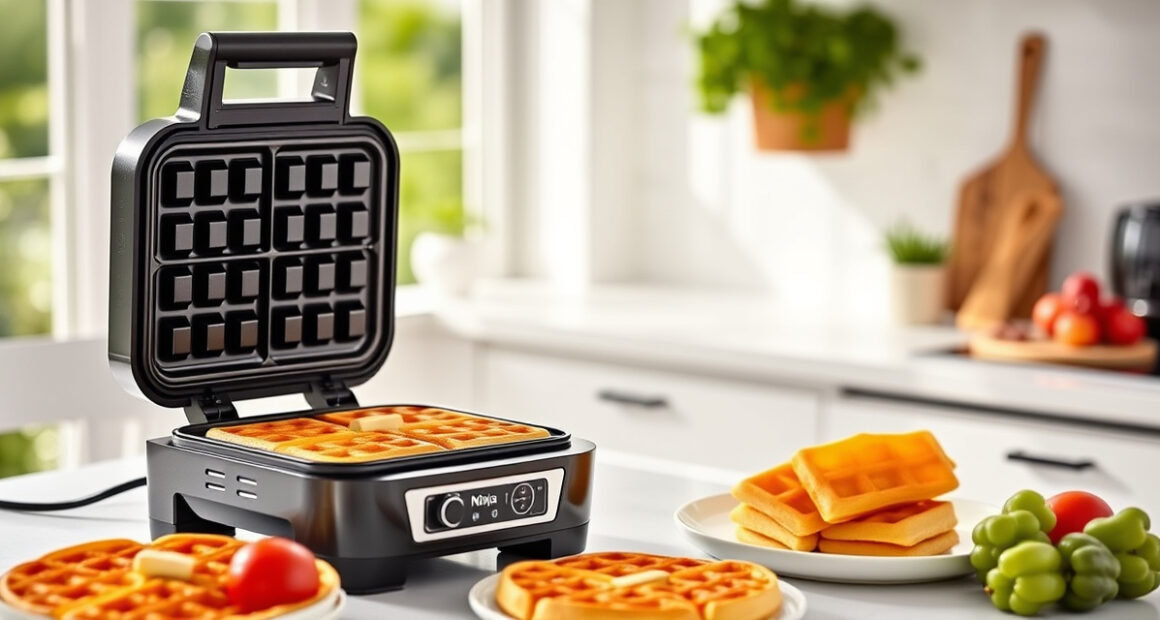 Enjoy Perfect Summer Waffles with the Ninja Belgian Waffle Maker Pro
