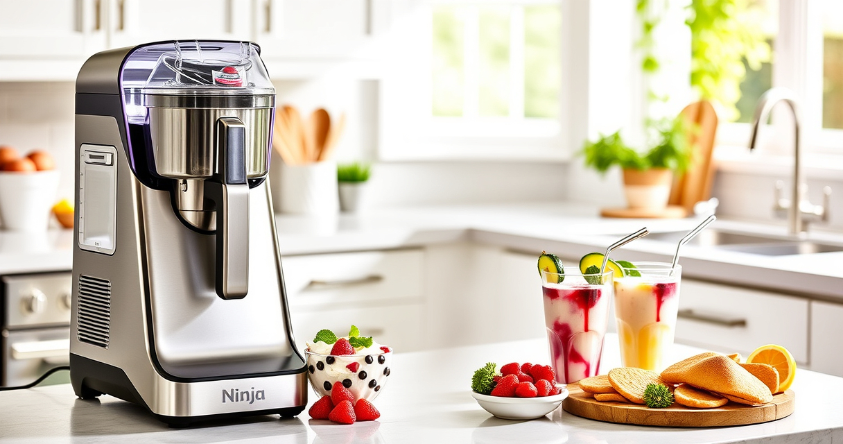 Host Effortlessly This Summer with the Ninja NC701 CREAMi Swirl Ice Cream Maker