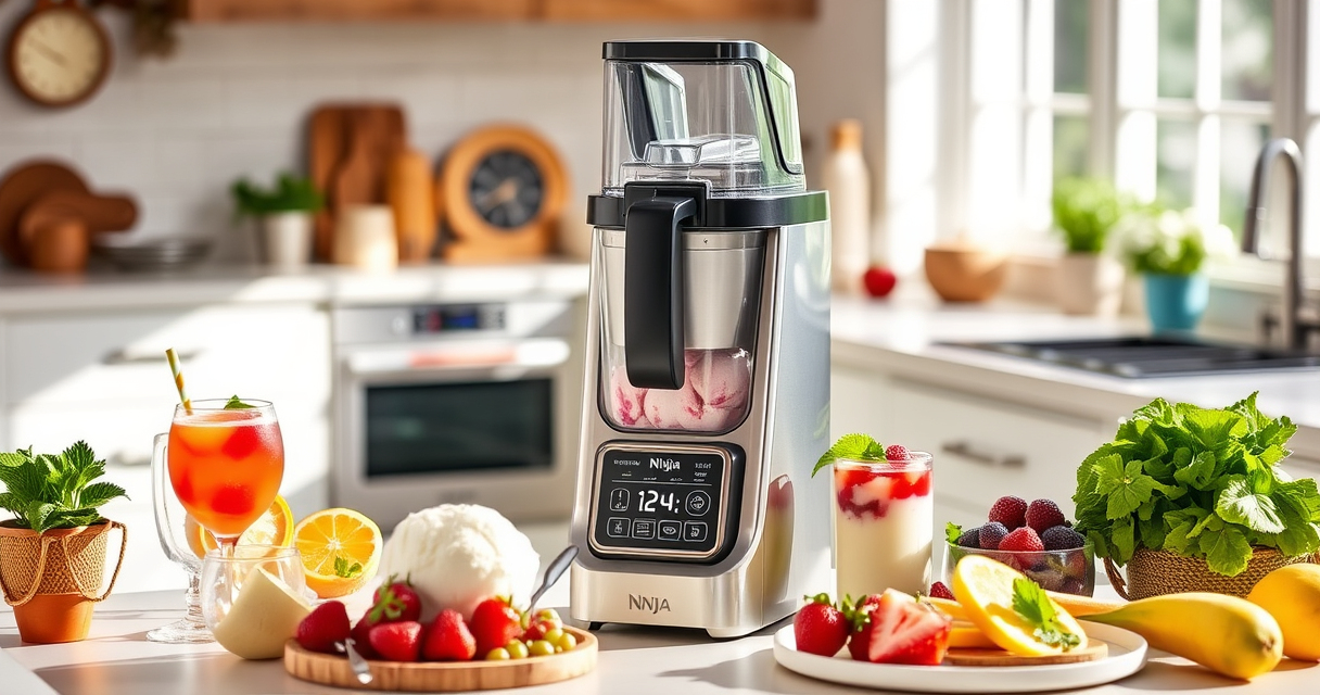 Host Effortlessly with the Ninja CREAMi Ice Cream Maker at Your Summer Pool Party