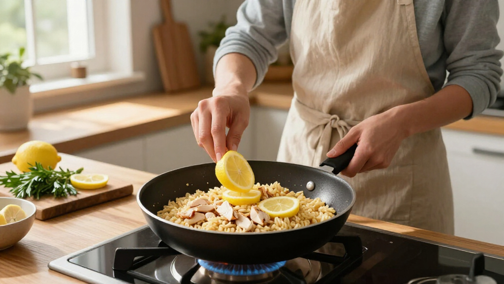 Lemon Chicken Orzo