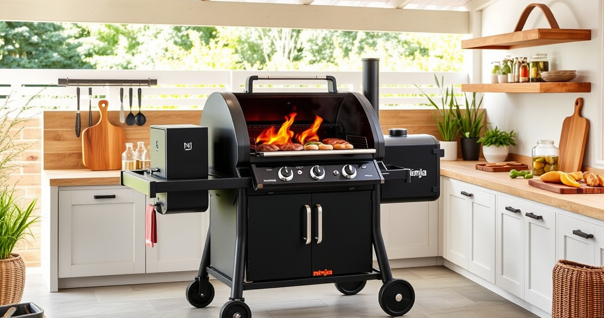 Perfect Summer BBQs with Ninja Outdoor Woodfire Pro XL Grill & Smoker