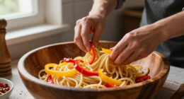 Pici In Salsa Di Peperoni Crudi