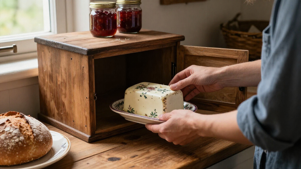 This Ceramic Butter Dish Looks Like An Antique Family Heirloom
