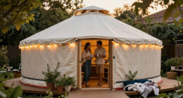 Amazon's Selling A Massive Yurt That'll Turn Your Backyard Into A Glamping Retreat
