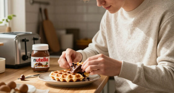 Ferrero Launches Nutella-filled Frozen Waffles