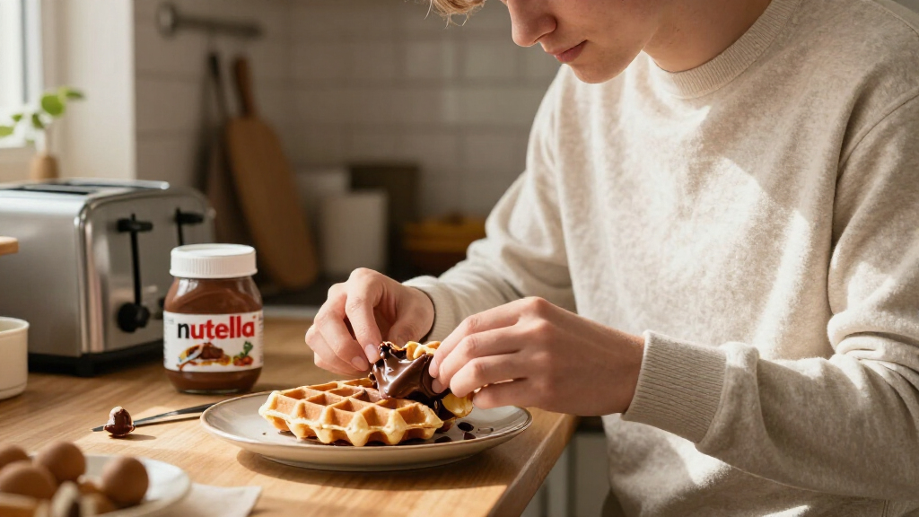 Ferrero Launches Nutella-filled Frozen Waffles