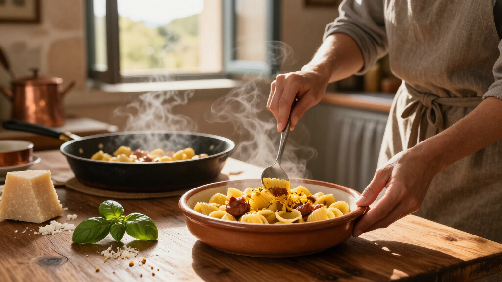 Malloreddus Alla Campidanese: Sardinia's Saffron Sausage Pasta